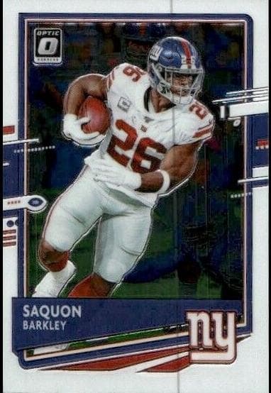 Saquon Barkley 2020 panini Donruss Optic