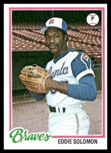 Eddie Solomon 1978 topps Topps