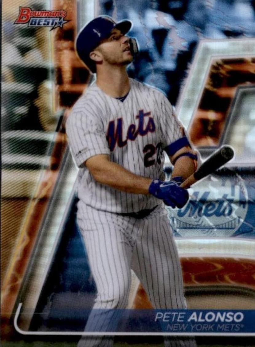 Pete Alonso 2020 bowman Bowman's Best