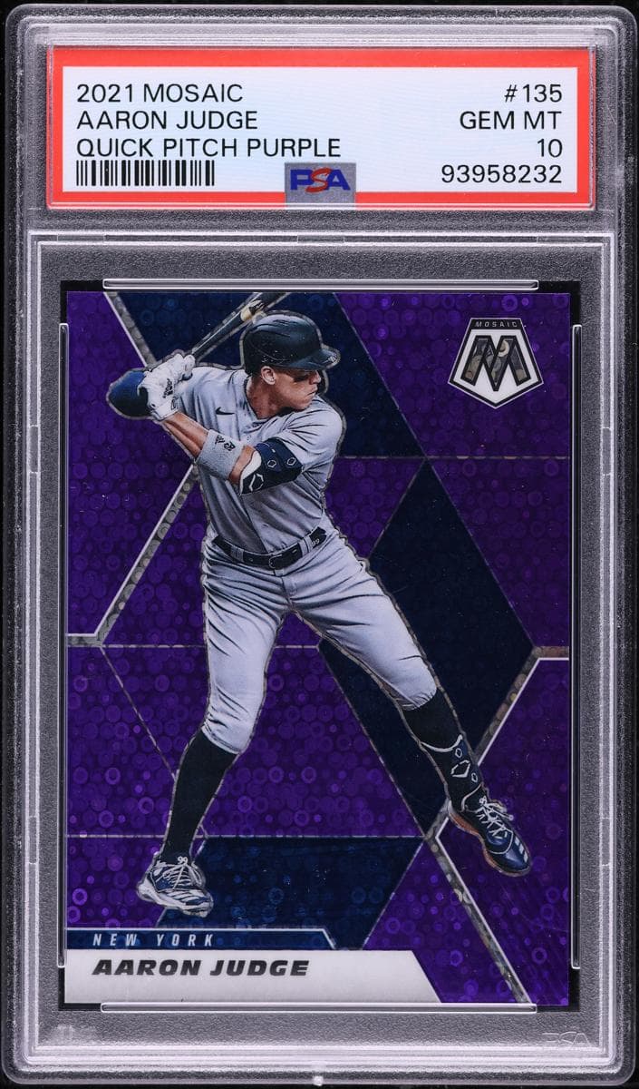 Aaron Judge 2021 panini Panini Mosaic