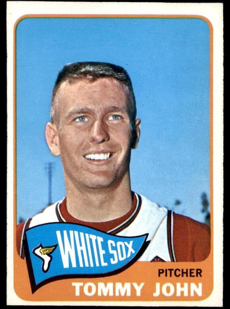 Tommy John 1965 topps O-Pee-Chee