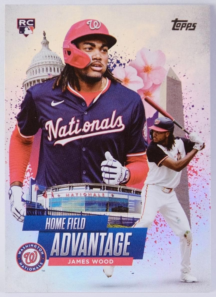 James Wood 2025 topps Topps Chrome