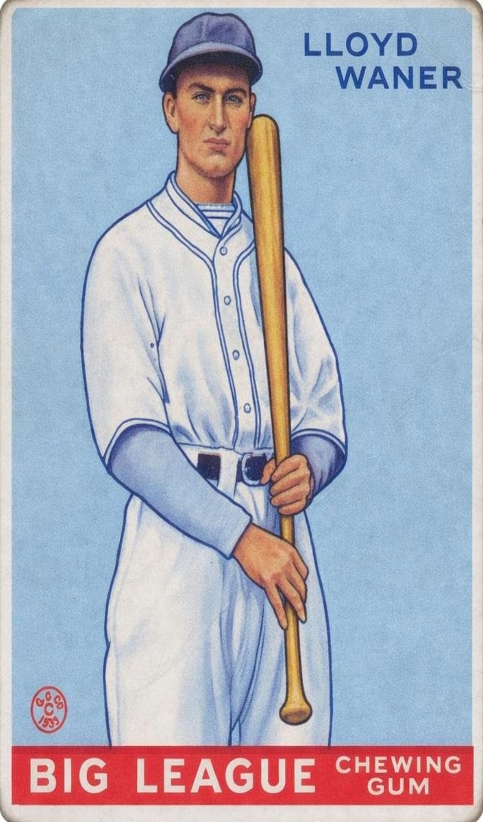 Lloyd Waner 1933 unknown Goudey