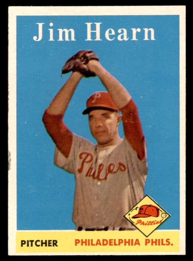 Jim Hearn 1958 topps Topps