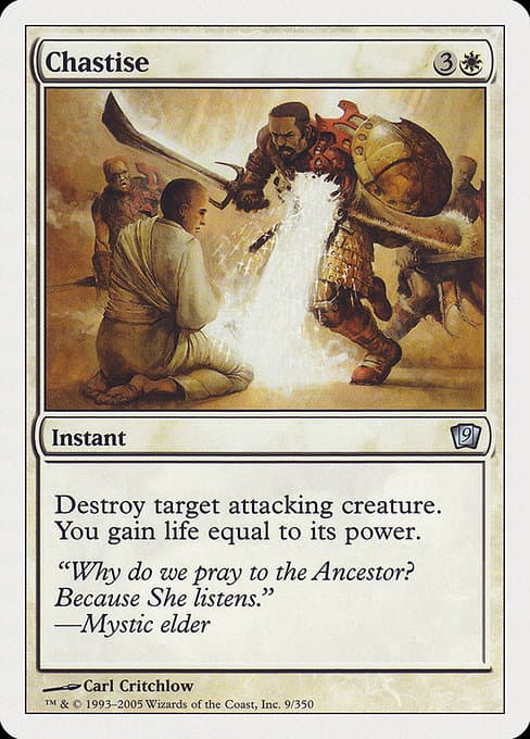 Chastise 2003 Magic: The Gathering 8th Edition