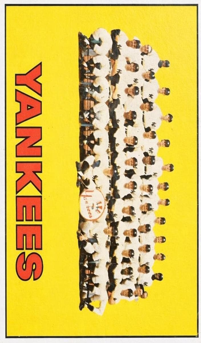 New York Yankees 1967 topps Topps