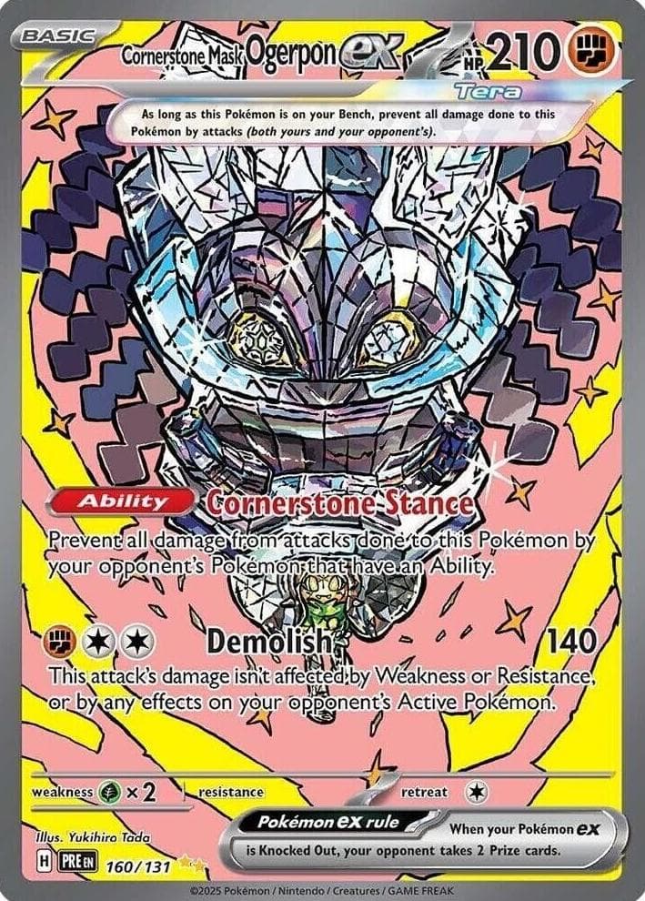 Cornerstone Mask Ogerpon EX #160