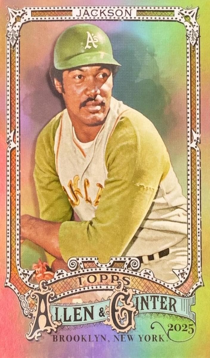 Reggie Jackson 2025 topps Topps Allen & Ginter X