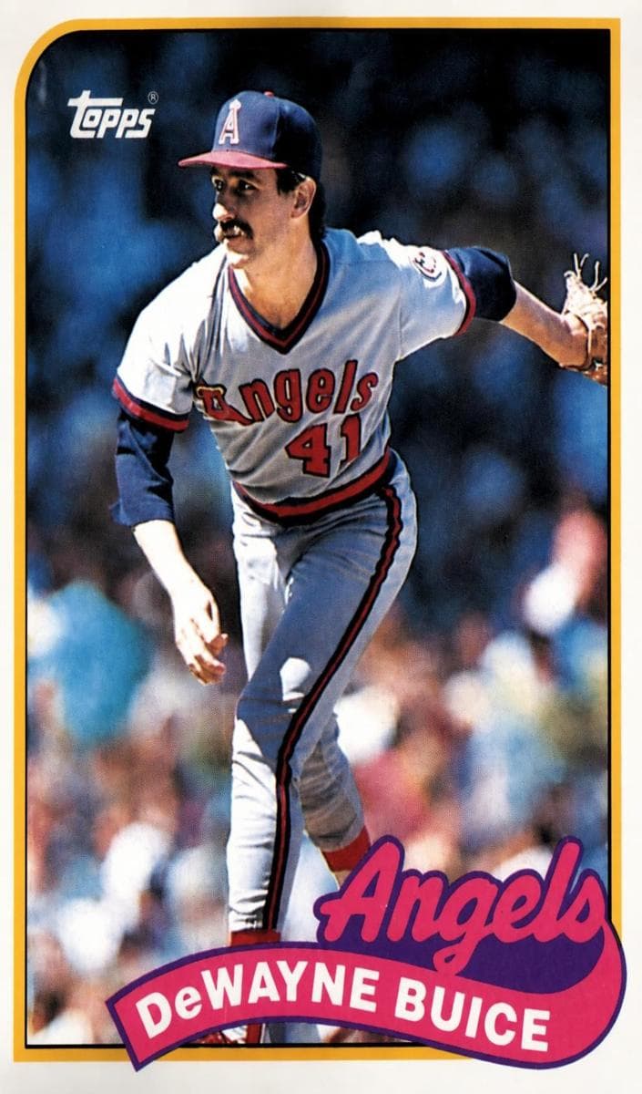 DeWayne Buice 1989 topps