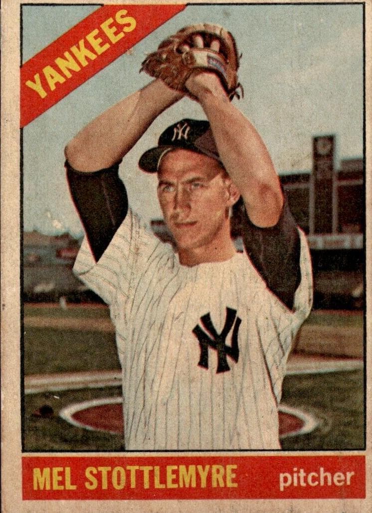 Mel Stottlemyre 1966 topps Topps Venezuelan