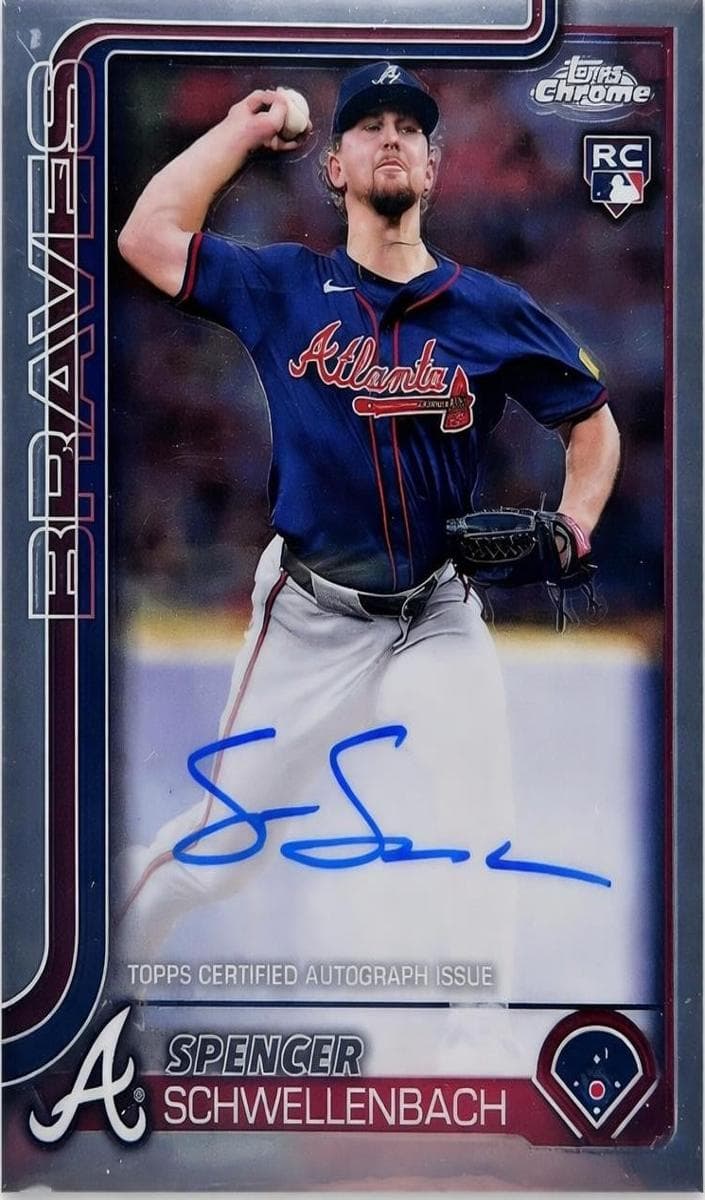 Spencer Schwellenbach 2025 topps Chrome