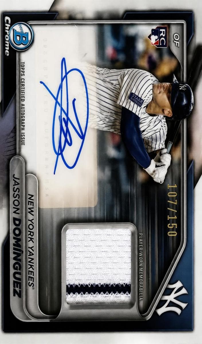 Jasson Domínguez 2024 bowman Bowman Chrome