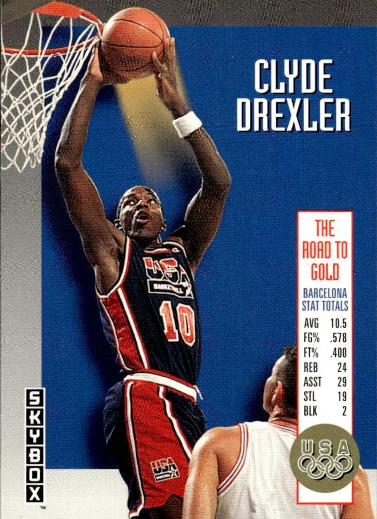 Clyde Drexler 1992 fleer