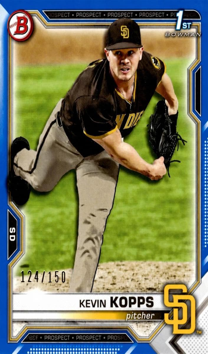 Kevin Kopps 2021 bowman Bowman Draft
