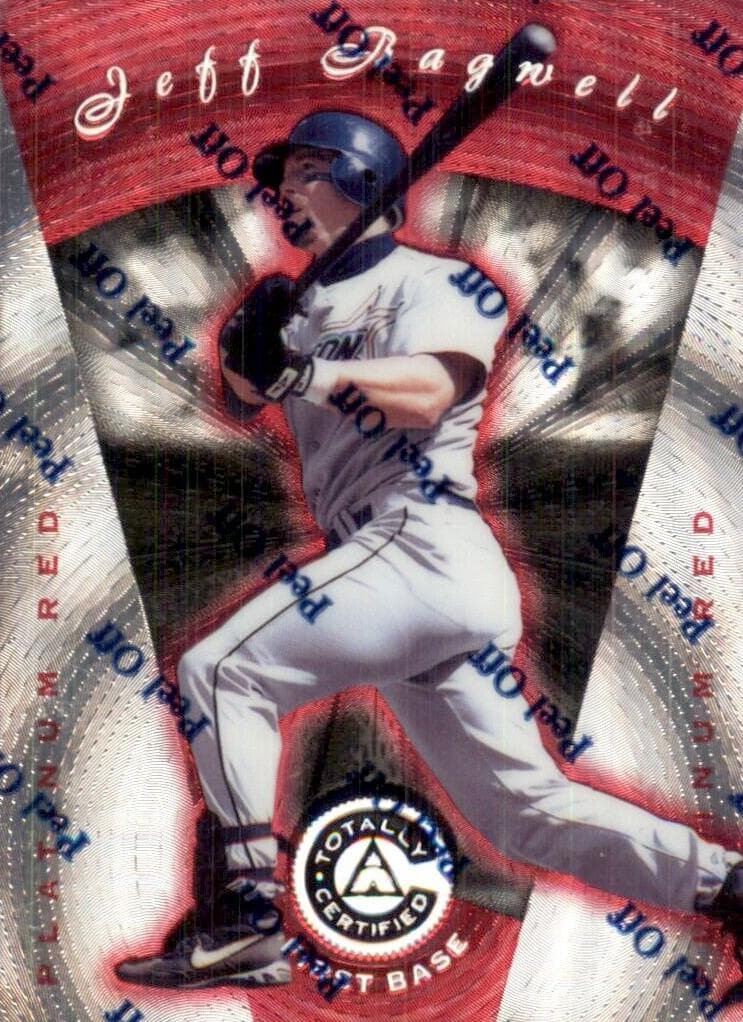Jeff Bagwell 1997 panini Pinnacle Totally Certified