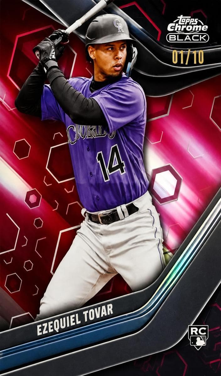 Ezequiel Tovar 2023 topps Topps Chrome Black