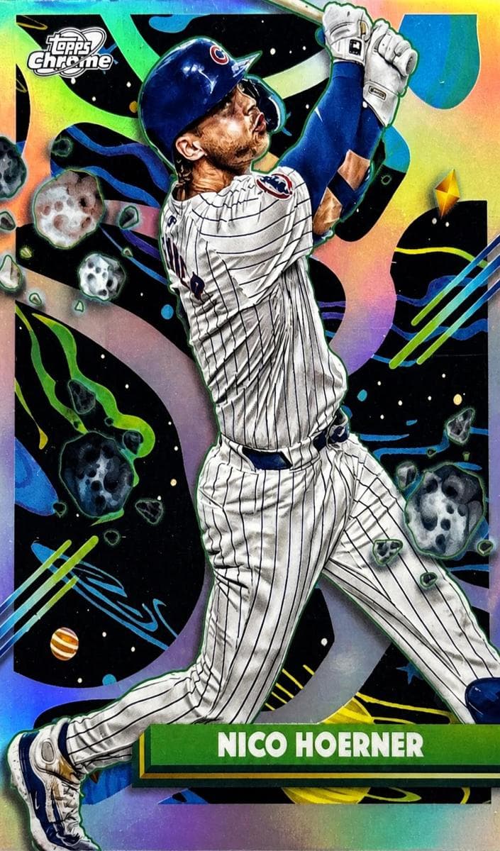 Nico Hoerner 2025 topps Topps Cosmic Chrome