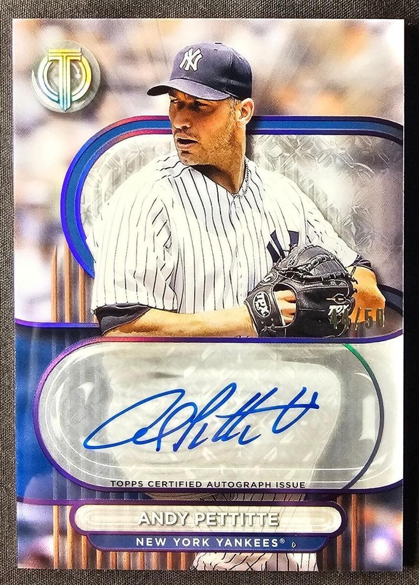 Andy Pettitte 2024 topps Topps Tribute