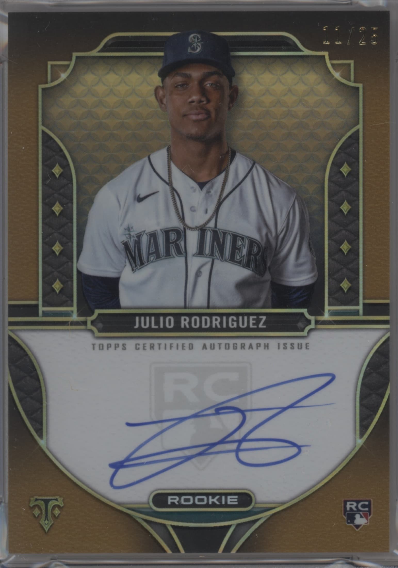 Julio Rodriguez 2022 topps Topps Triple Threads
