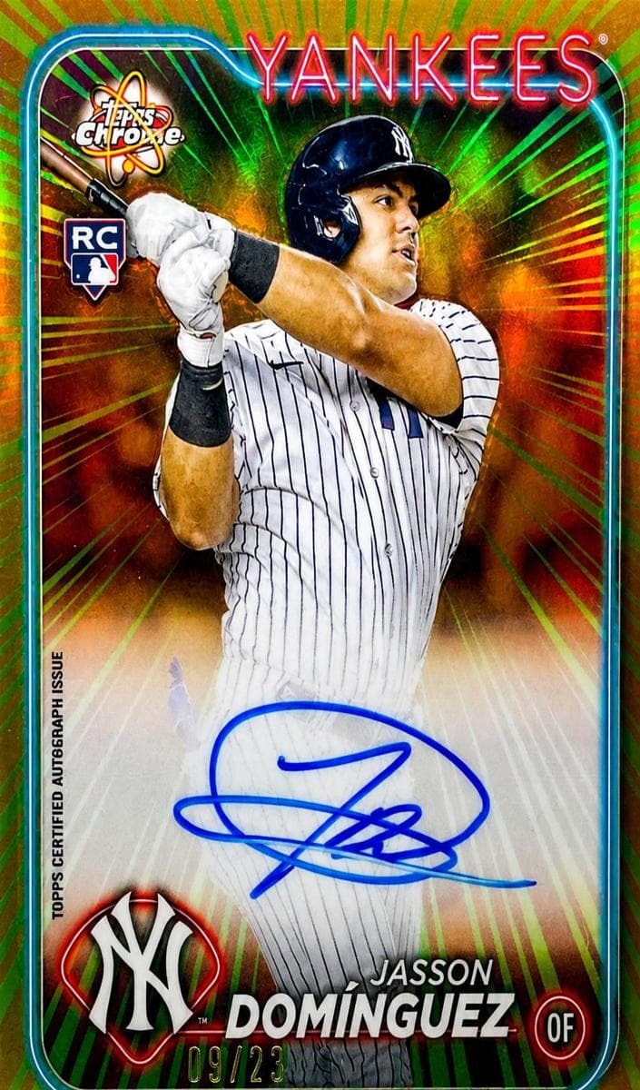 Jasson Dominguez 2024 topps Topps Chrome