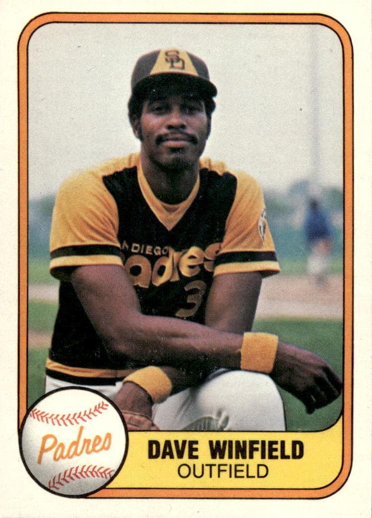 Dave Winfield 1981 fleer