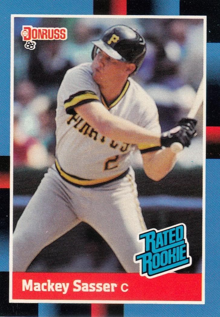 Mackey Sasser trading card