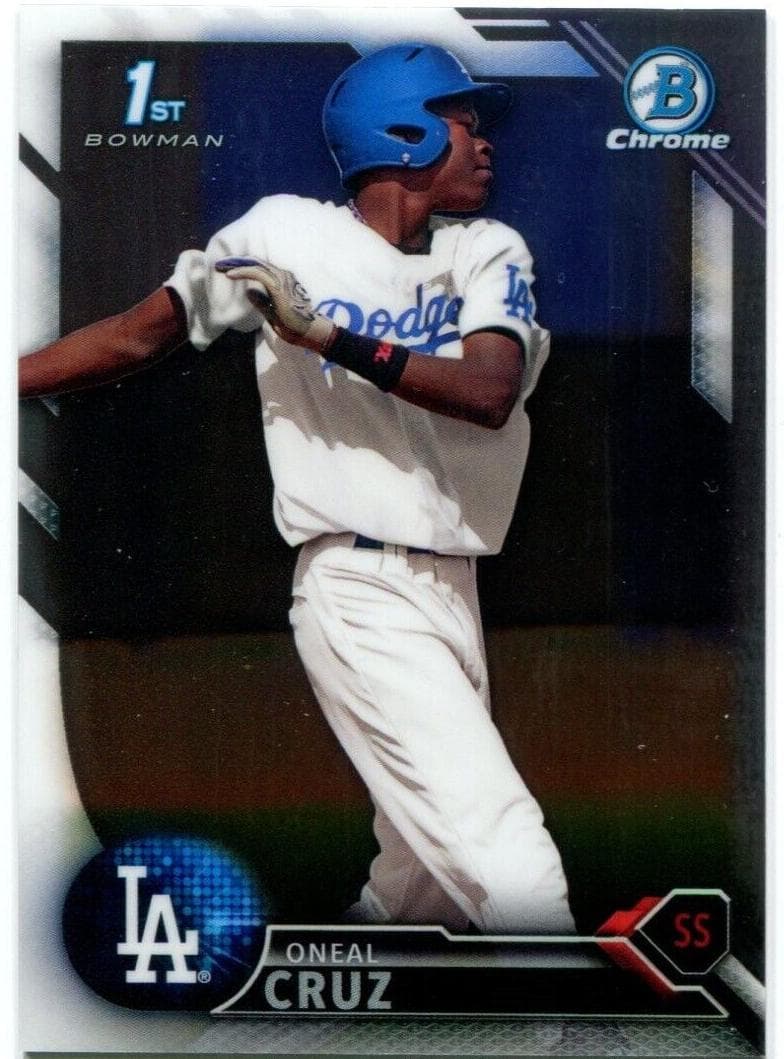 Oneil Cruz 2016 bowman Bowman Chrome