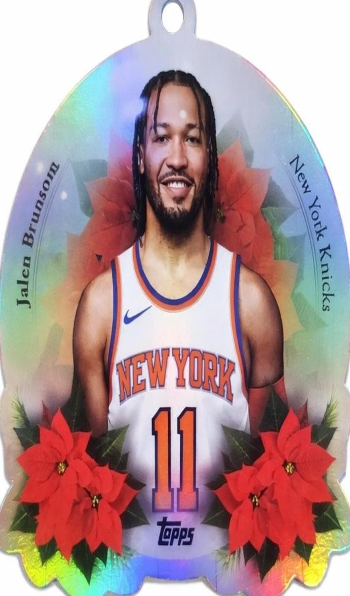 Jalen Brunson 2025 topps Holiday