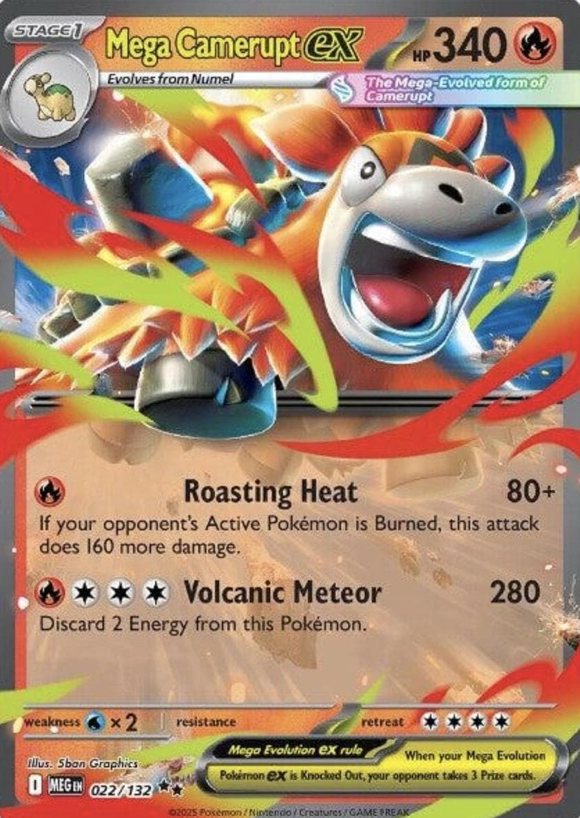 Mega Camerupt ex #22