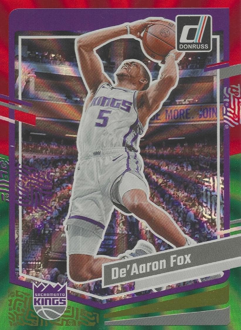 De'Aaron Fox 2023 panini Donruss
