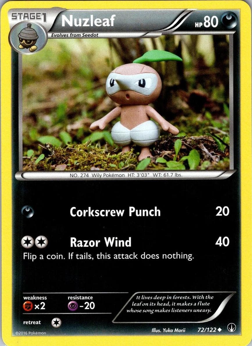 Nuzleaf trading card