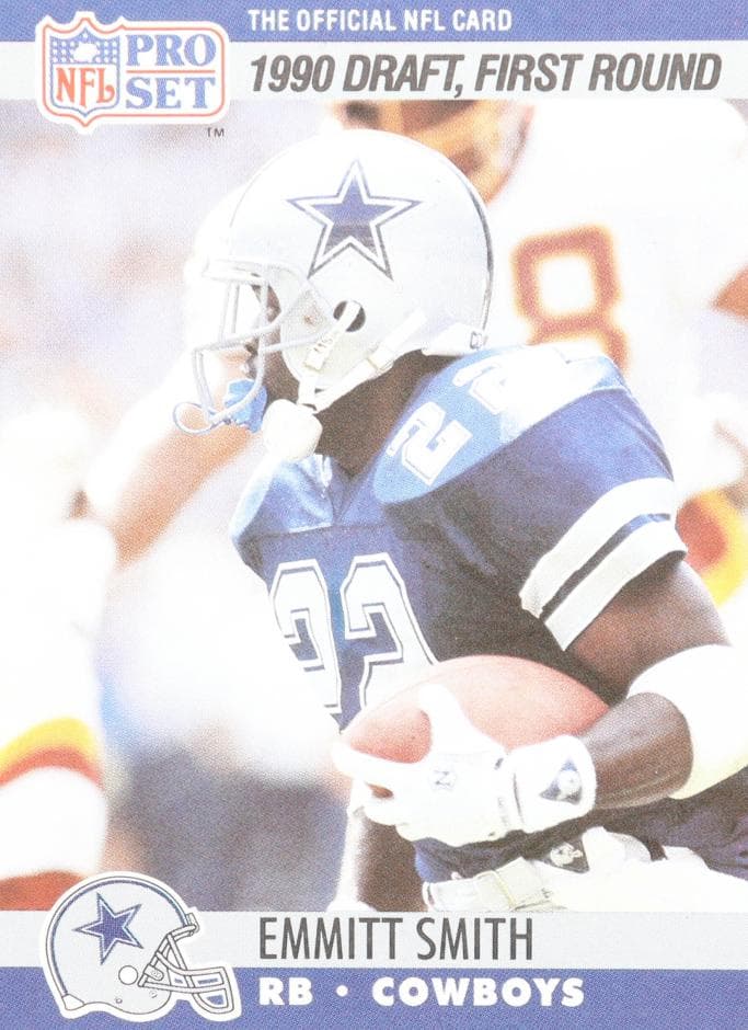Emmitt Smith trading card