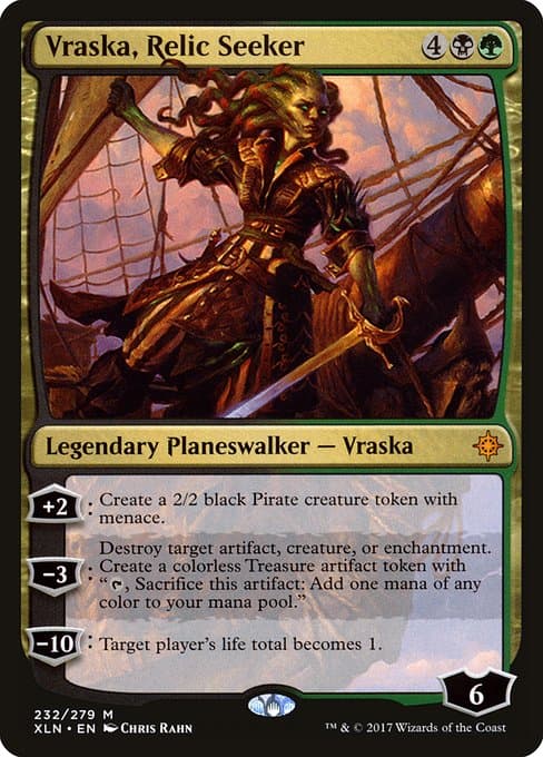 Vraska, Relic Seeker 2017 Magic: The Gathering Ixalan