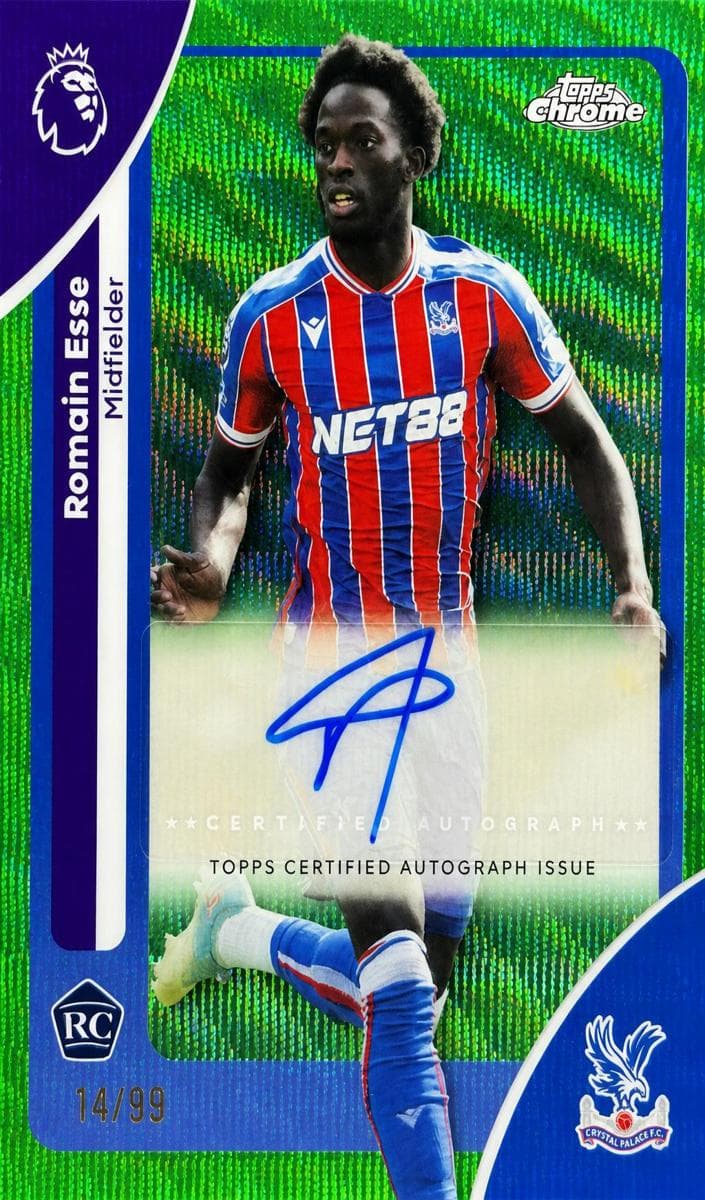 Romain Esse 2026 Topps Chrome Premier League rookie card