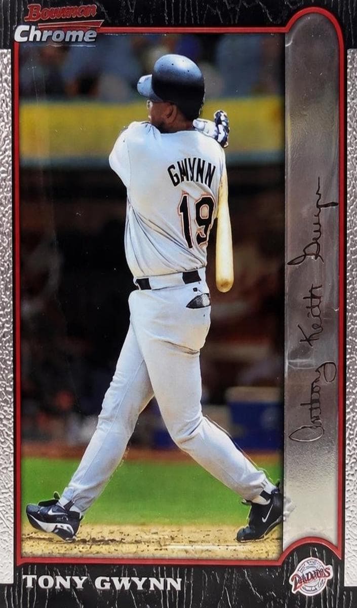 Tony Gwynn 1999 bowman Bowman Chrome