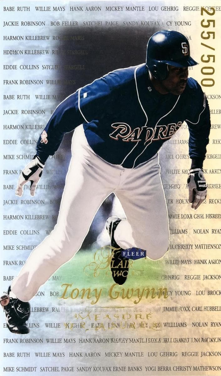 Tony Gwynn 1999 unknown Flair Showcase