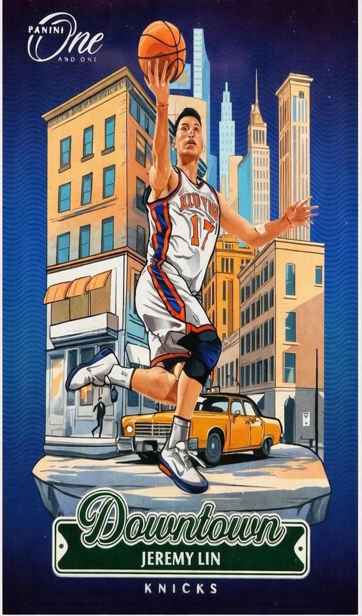 Jeremy Lin 2024 panini Panini One and One