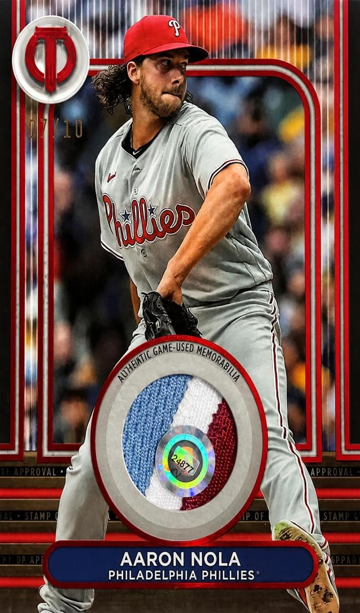 Aaron Nola 2024 topps Topps Tribute