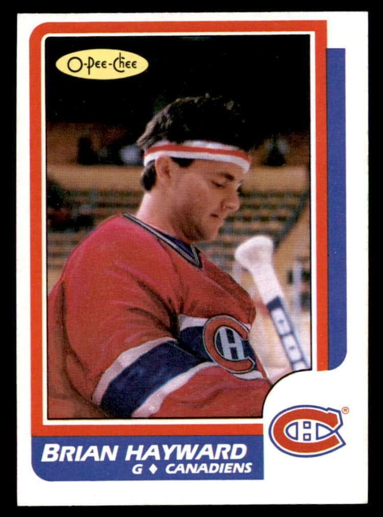 Brian Hayward 1986 topps O-Pee-Chee