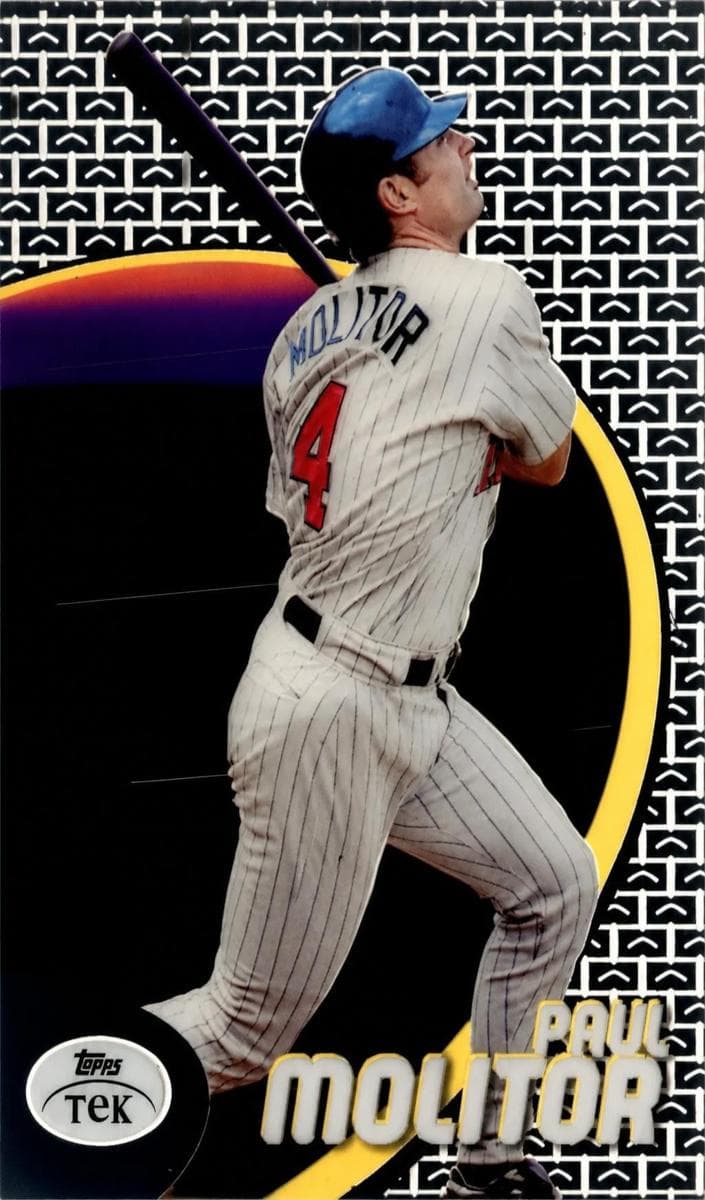 Paul Molitor 1998 topps Topps Tek