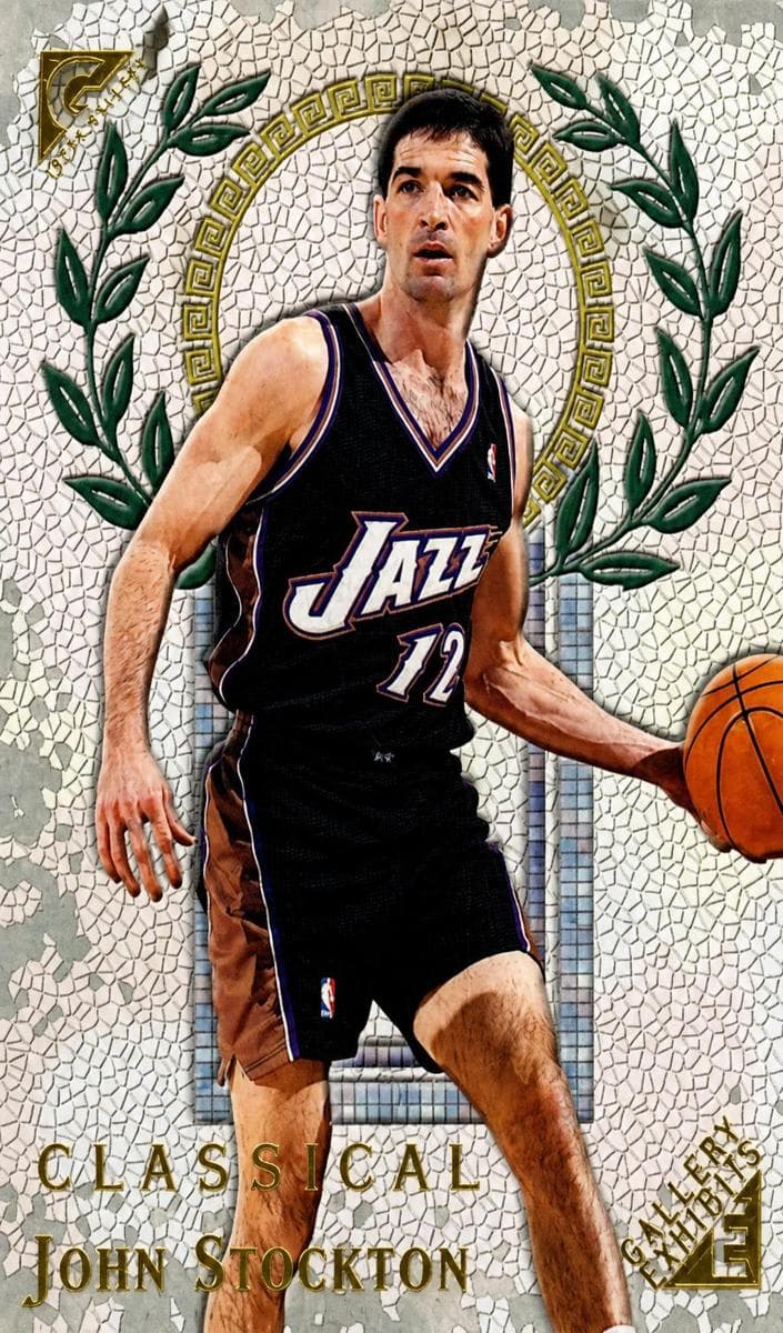 John Stockton 1999 topps Topps Gallery
