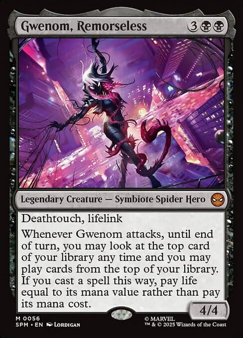 Gwenom, Remorseless 2025 Magic: The Gathering