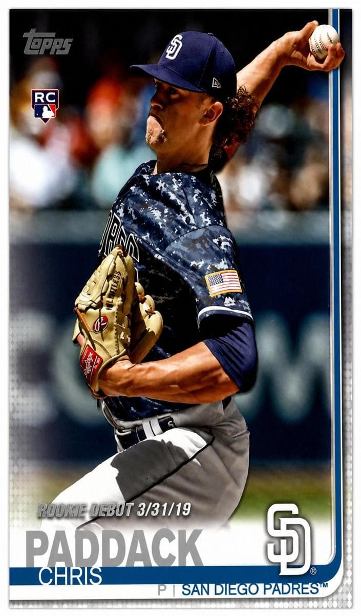 Chris Paddack 2019 topps Topps Update