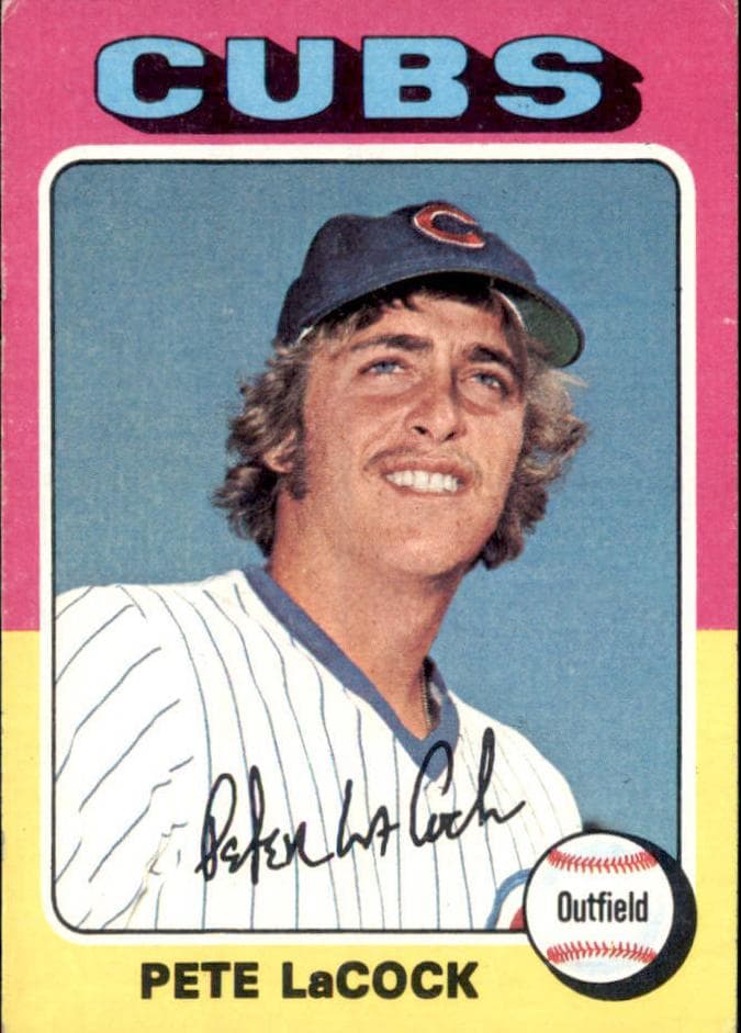 Pete LaCock 1975 topps Topps