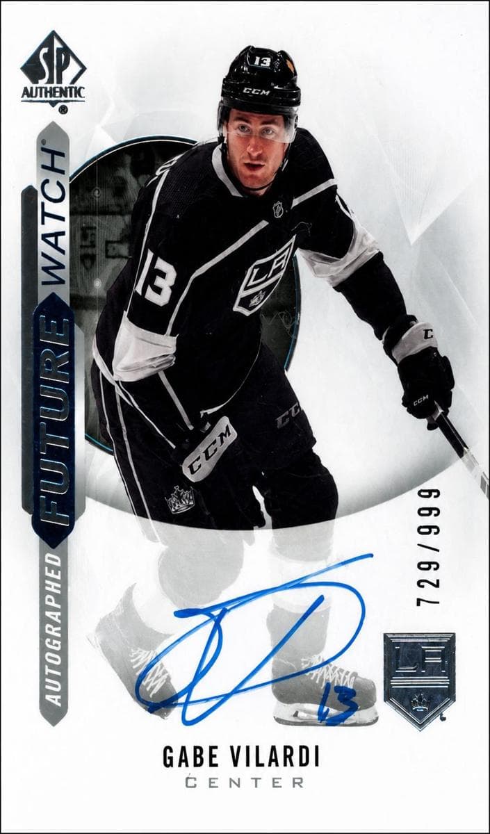 Gabe Vilardi 2020 unknown SP Authentic