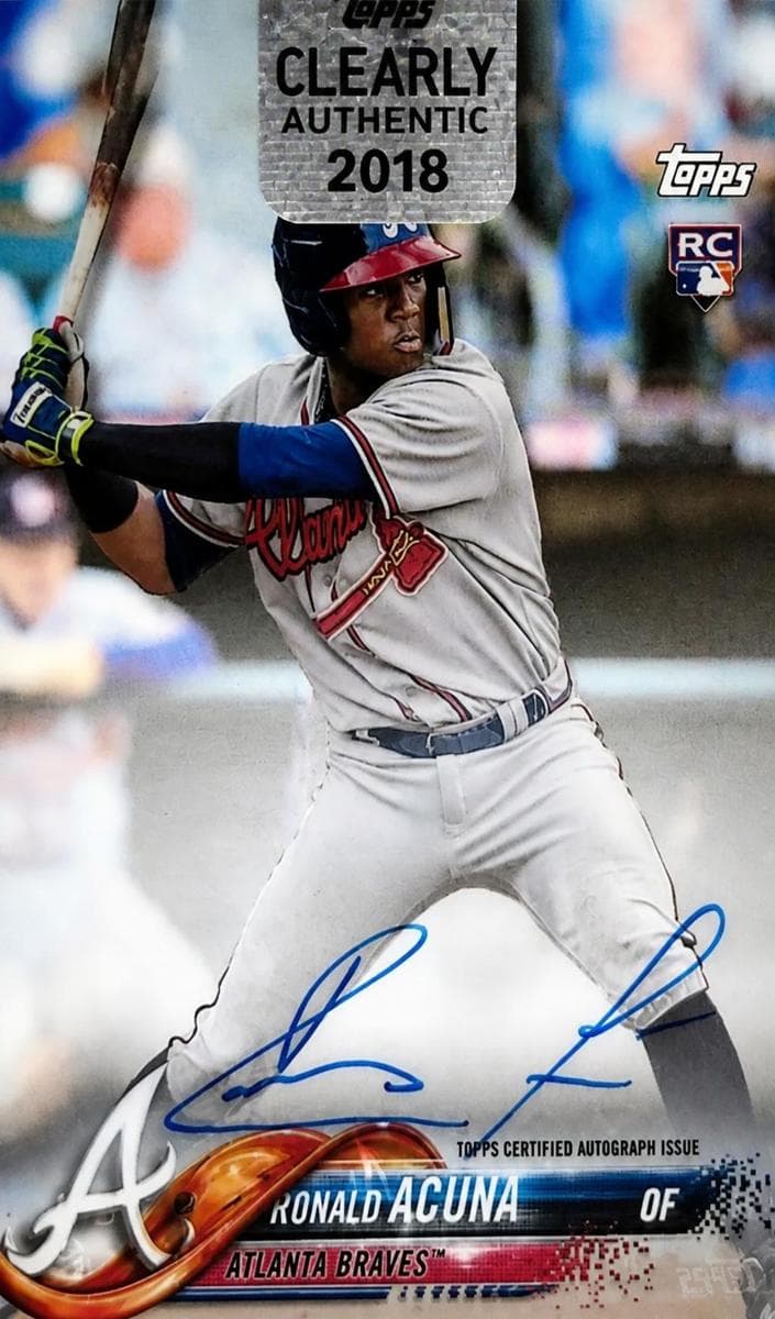 Ronald Acuna trading card