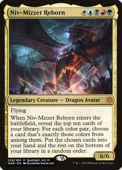 Niv-Mizzet Reborn 2023 Magic: The Gathering Multiverse Legends