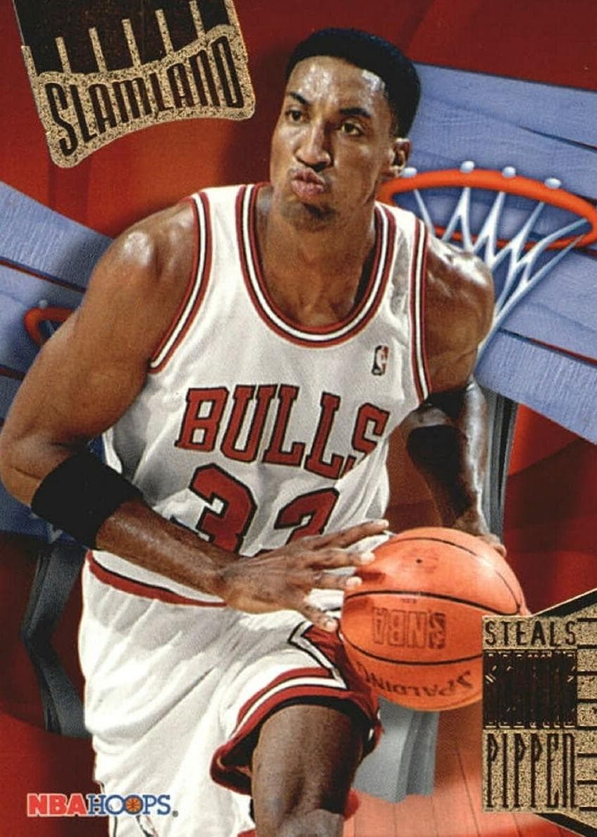 Scottie Pippen 1995 panini Hoops