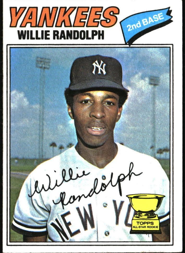 Willie Randolph 1977 topps Topps