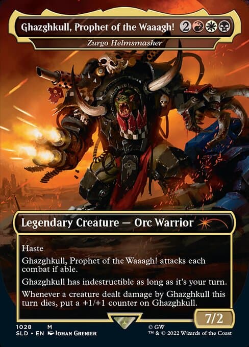 Zurgo Helmsmasher 2019 Magic: The Gathering Secret Lair Drop